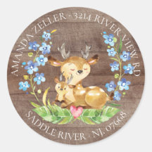 Etiqueta de Endereço de Devolução de Chá de fralda