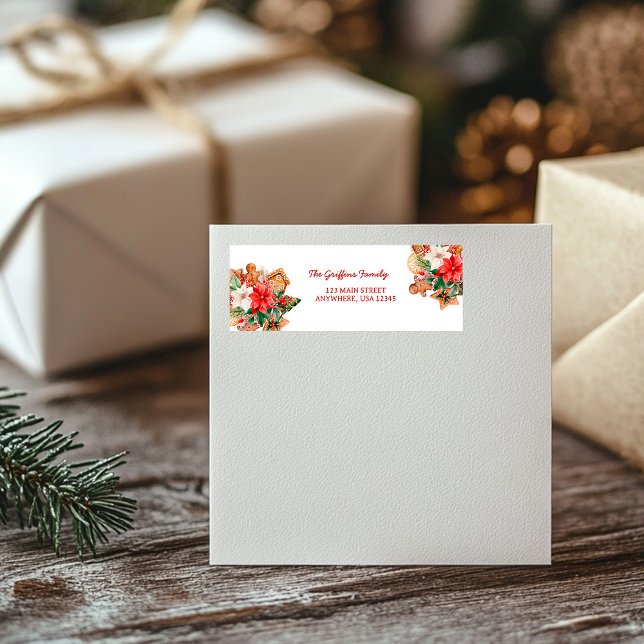 Etiqueta de Endereço de Devolução de Cookies de Na (Criador carregado)