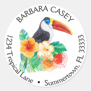 Etiqueta de Endereço de Devolução de Cores Aqu