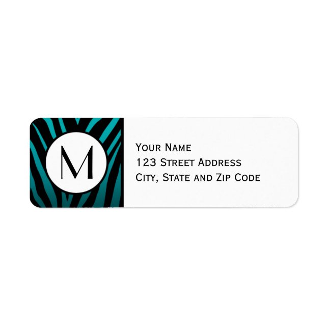 Etiqueta de Endereço de Devolução de Faixa Verde A (Frente)