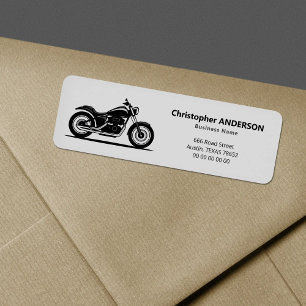 Etiqueta de Endereço de Devolução de Motocicleta P