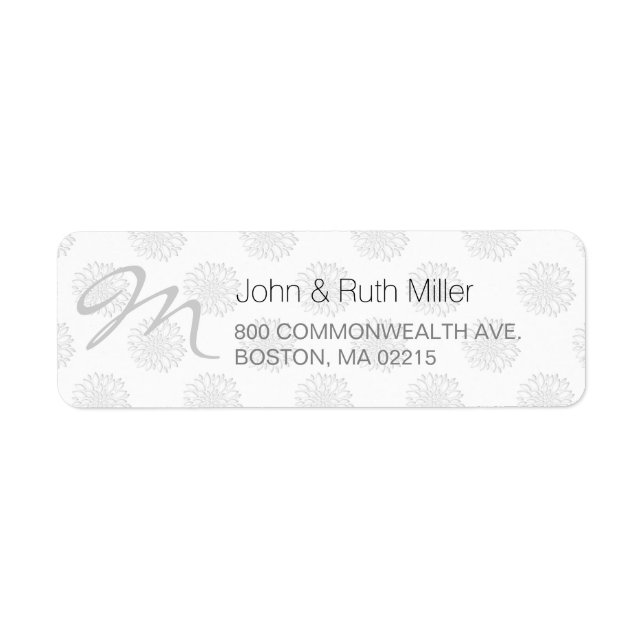 Etiqueta de Endereço de Devolução de Papel Digital (Frente)