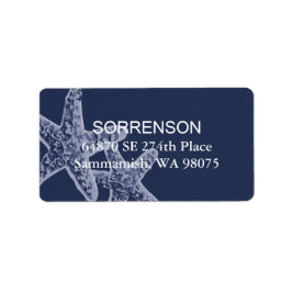 Etiqueta de Endereço de Devolução de Starfish