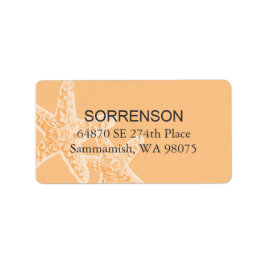 Etiqueta de Endereço de Devolução de Starfish