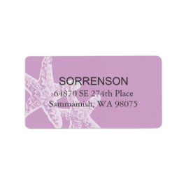 Etiqueta de Endereço de Devolução de Starfish