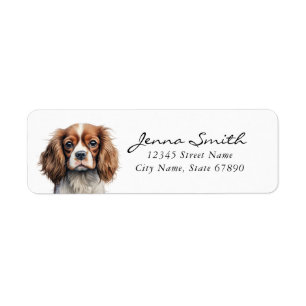 Etiqueta de Endereço de Devolução do Cavalier King