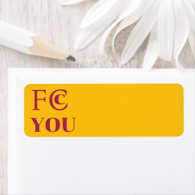 Etiqueta de Endereço de Devolução FCC YOU (Insitu)