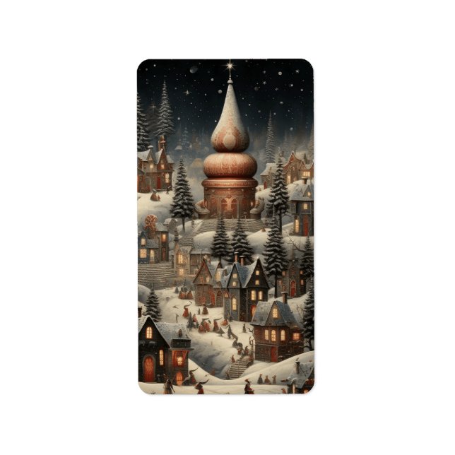 Etiqueta de Endereço de Devolução - "Feriados" (Frente)