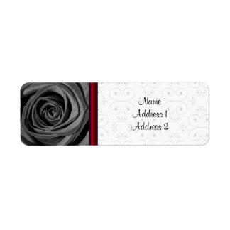 Etiqueta de Endereço de Devolução Rosa