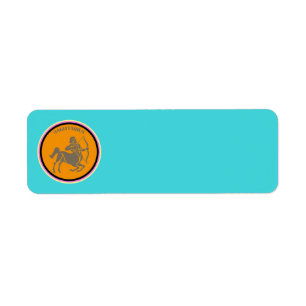 Etiqueta de Endereço de Devolução Sagittarius