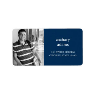 Etiqueta de Endereço de Fotografia Personalizada