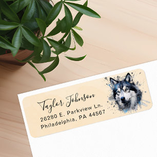 Etiqueta de Endereço de Remessa Husky
