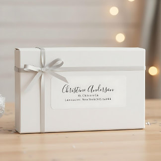 Etiqueta de Endereço de Remetente