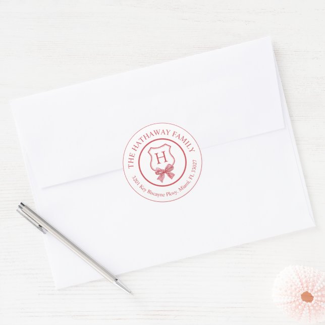 Etiqueta de endereço de repouso do Arco coquetel (Envelope)