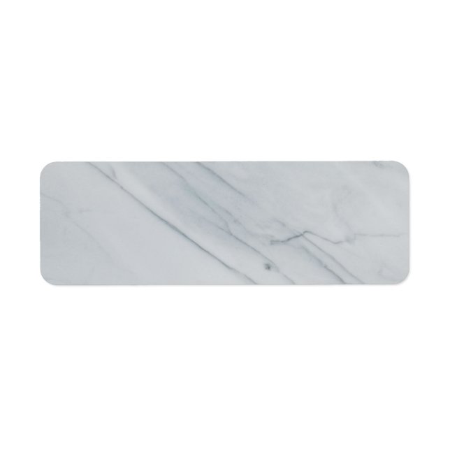 Etiqueta de Endereço de Retorno da Pedra Marble (Frente)