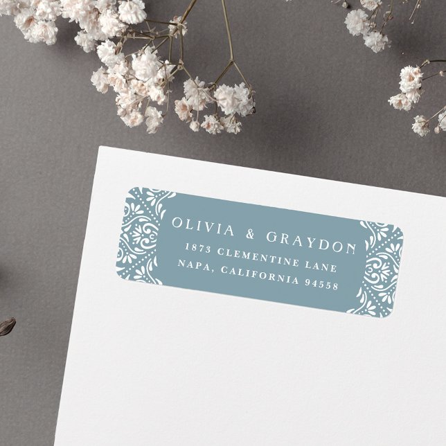 Etiqueta de Endereço de Retorno de Artes Beaux | T (Criador carregado)