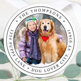 Etiqueta de Endereço de Retorno de Fotografia Pers