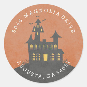 Etiqueta de Endereço de Retorno de Halloween Hune