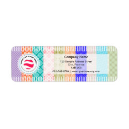 Etiqueta de Endereço de Retorno de na moda - Desli