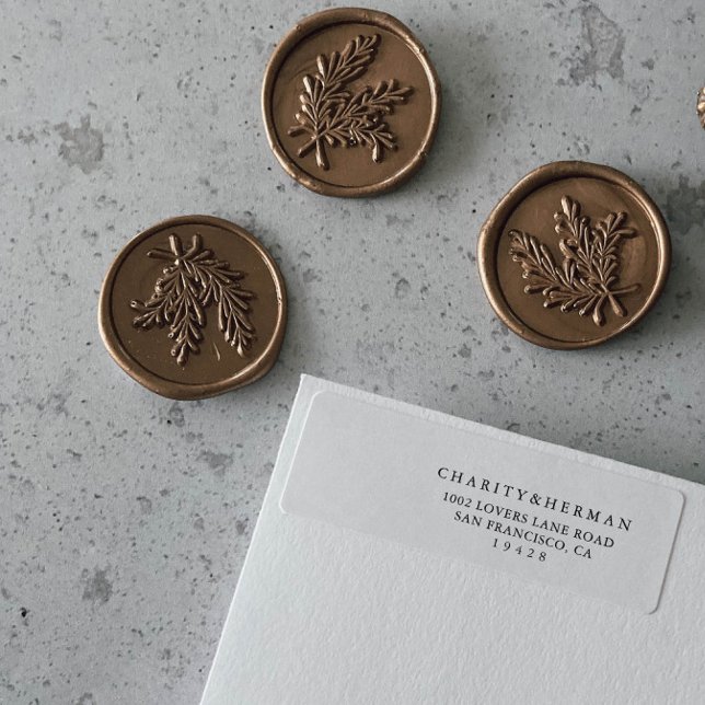 Etiqueta de Endereço de Retorno de Script Elegante (Criador carregado)