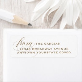 Etiqueta de Endereço de Retorno de Script Flourish