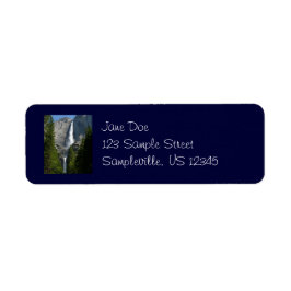 Etiqueta de Endereço de Retorno do Yosemite Falls