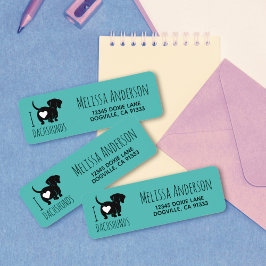 Etiqueta de Endereço de Retorno Doxie Love