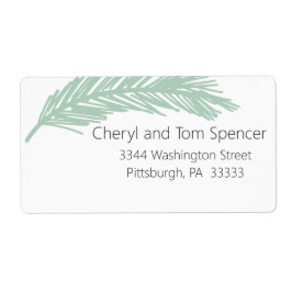 Etiqueta De Endereço De Retorno Mínimo Fácil De Le