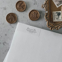 Etiqueta de Endereço de Retorno Mínimo Simples