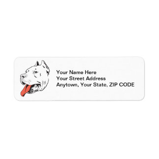 Etiqueta de Endereço de Retorno Personalizado Pit