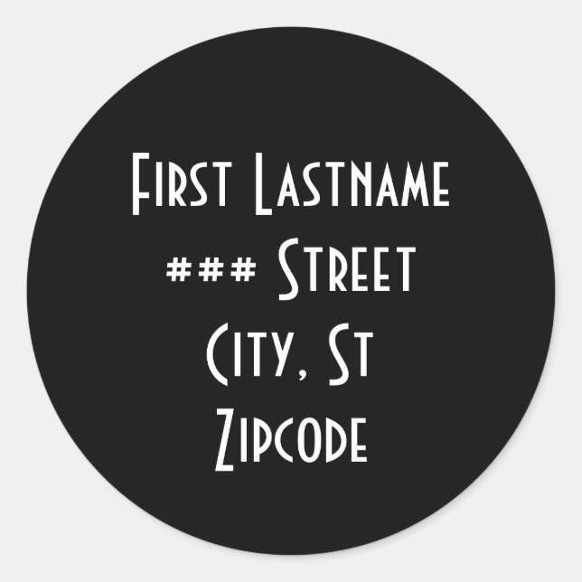 etiqueta de endereço de retorno - personalizar inf (Frente)