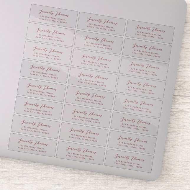 etiqueta de endereço de retorno transparente do sc (Detalhe)