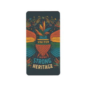 Etiqueta de Endereço de Retorno "United Pride Stro
