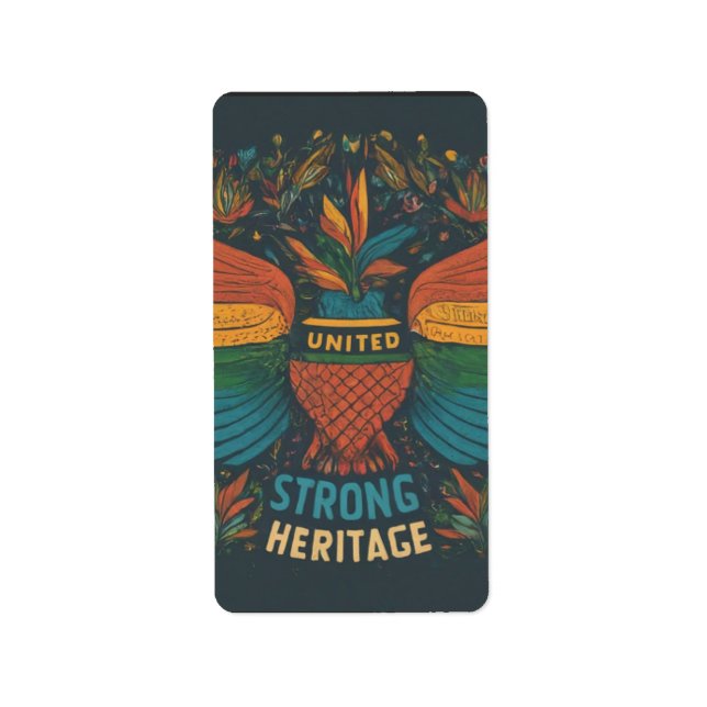 Etiqueta de Endereço de Retorno "United Pride Stro (Frente)