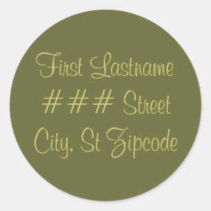 etiqueta de endereço do remetente - personalize