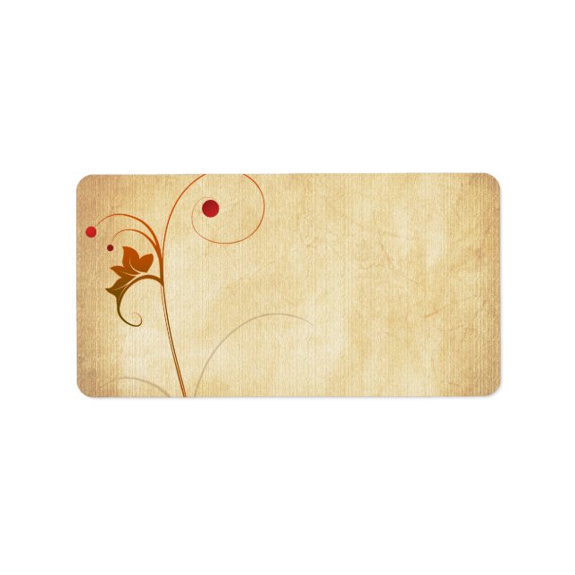 Etiqueta de Endereço do Vazio Vine & Berries (Frente)