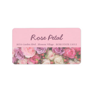 Etiqueta de endereço dos rosas por Therosegarden
