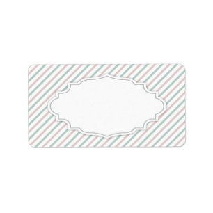 Etiqueta de Endereço Elegante