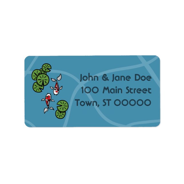 Etiqueta de Endereço Fuku e Heiwa (Frente)