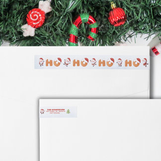 Etiqueta de Endereço HO do Papai noel