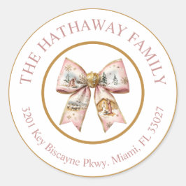 Etiqueta de Endereço Jesus da Natal Coquette