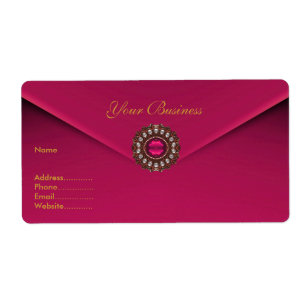 Etiqueta de Endereço - Joel Rosa Velvet