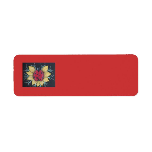 Etiqueta de Endereço LadyBug (Frente)