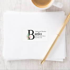 Etiqueta de Endereço Magnolia