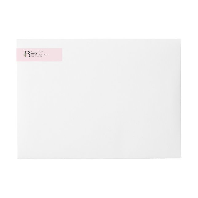 Etiqueta de Endereço Magnolia (Frente)