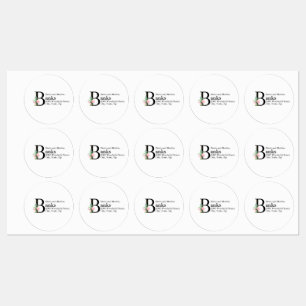 Etiqueta de Endereço Magnolia