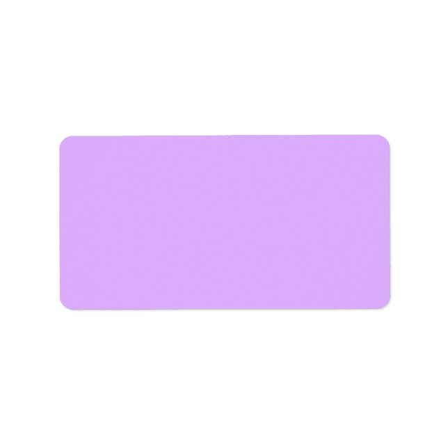 Etiqueta de Endereço Mauve (Frente)