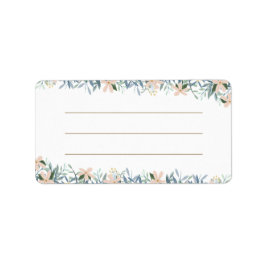 Etiqueta de Endereço para Envelope de Casamento Wi