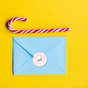 Etiqueta de Endereço para Rebelde em Banho de Nata