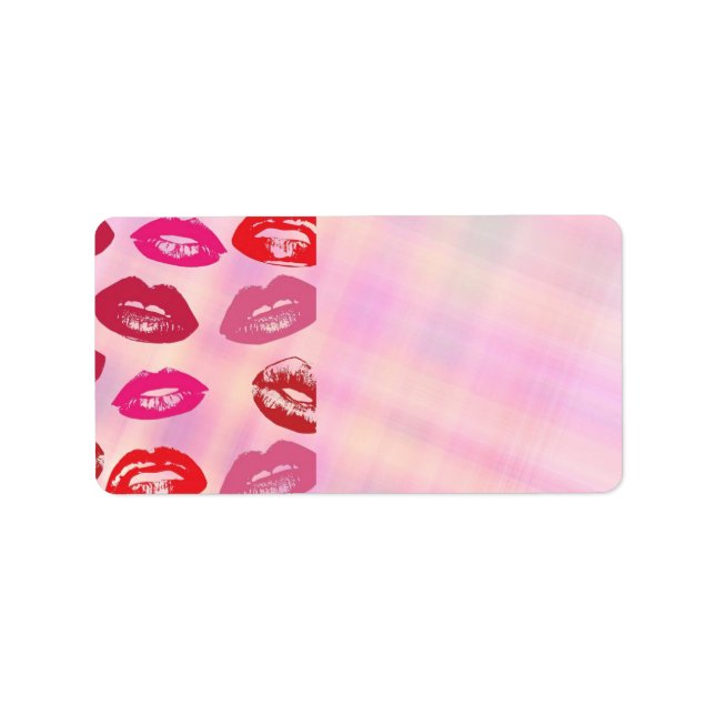 Etiqueta de Endereços de lábios (Frente)